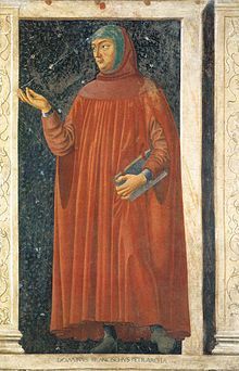 Pétrarque, peint par Andrea del Castagno. Galerie des Offices Florence