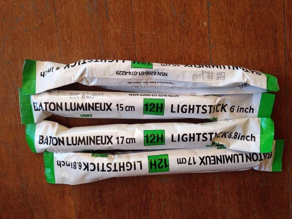 batons lumineux