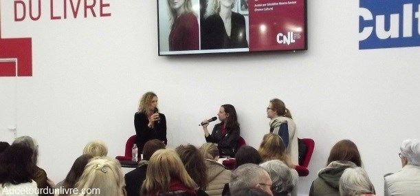 Delphine-de-vigan-isabelle-carre-salon-du-livre-2019-audetourdunlivre.com