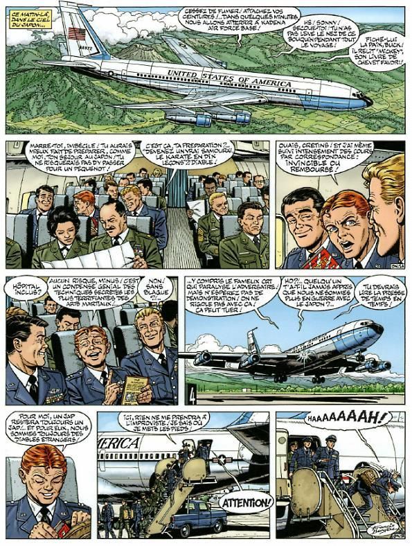 Buck-danny-planche-1-extrait-oiseau-noir-tome-1-audetourdunlivre.com
