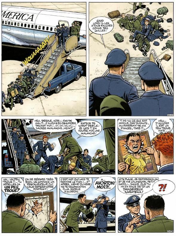 Buck-danny-planche-2-extrait-oiseau-noir-tome-1-audetourdunlivre.com
