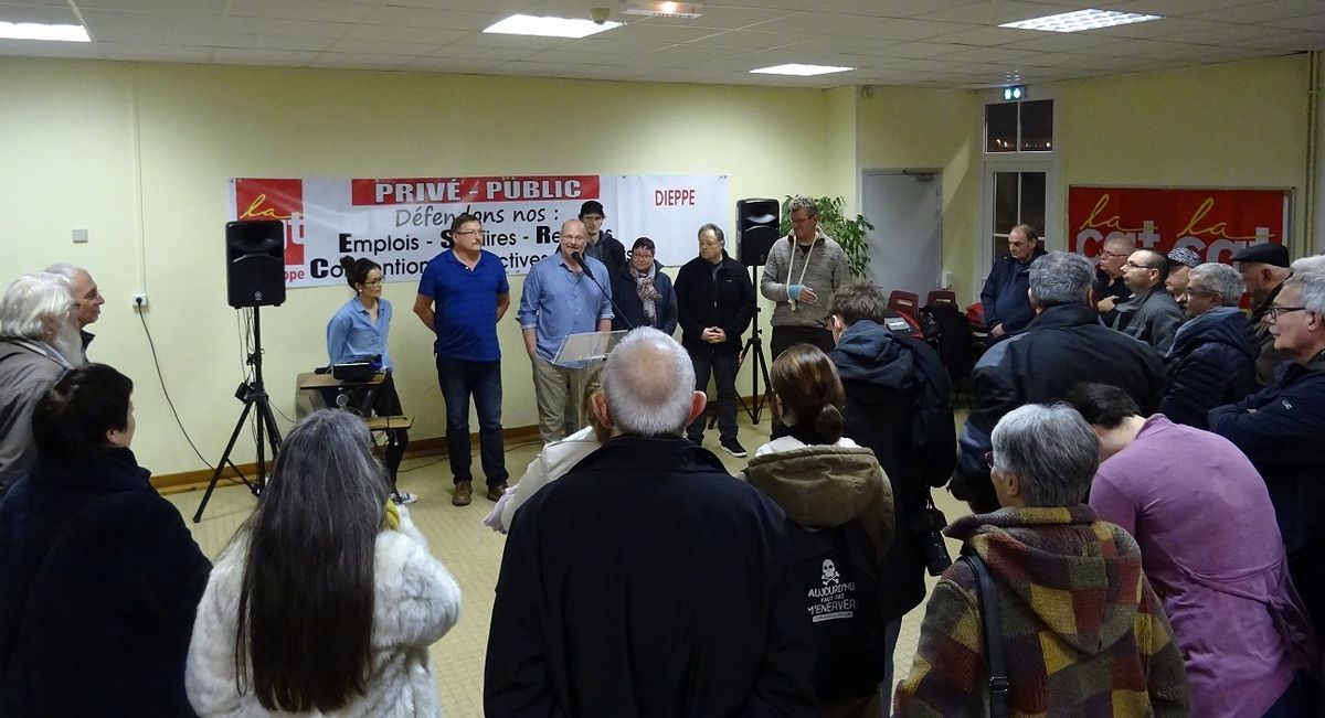 Vœux 2018 de l'Union Locale CGT de Dieppe