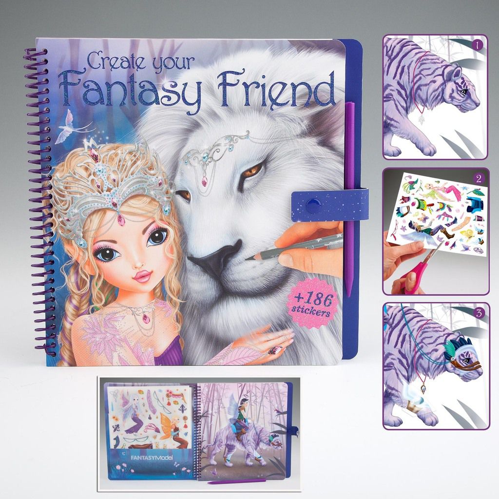 top model fantasy friend cahier livre amitie top model journal intime top model