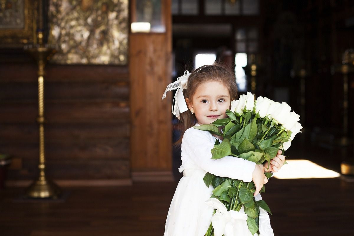 faire baptiser une petite fille à l'église