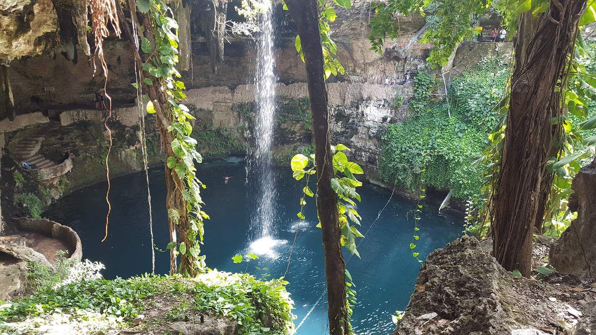 meilleur cenote mexique valladolid zaci