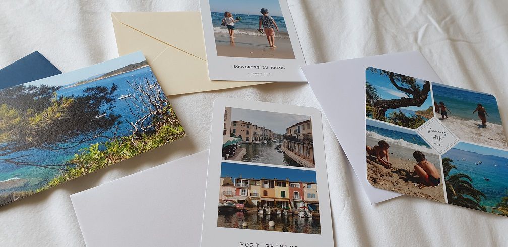 créer des cartes postales personnalisée en ligne à partir de ses propres photos