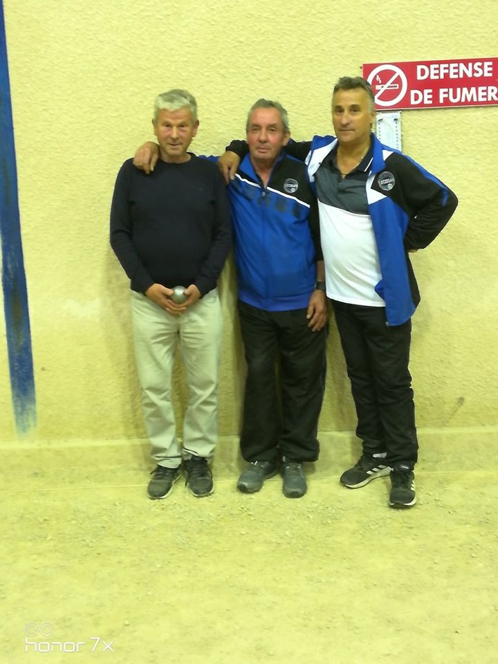 Les 8 qualifiés du trophée de la ville 55 et+ du jeudi 17/10/19