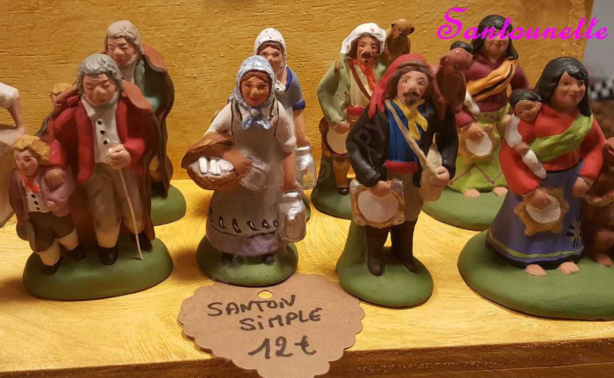 Les santons de Fabienne Pardi (exposition d'Arles 2017)