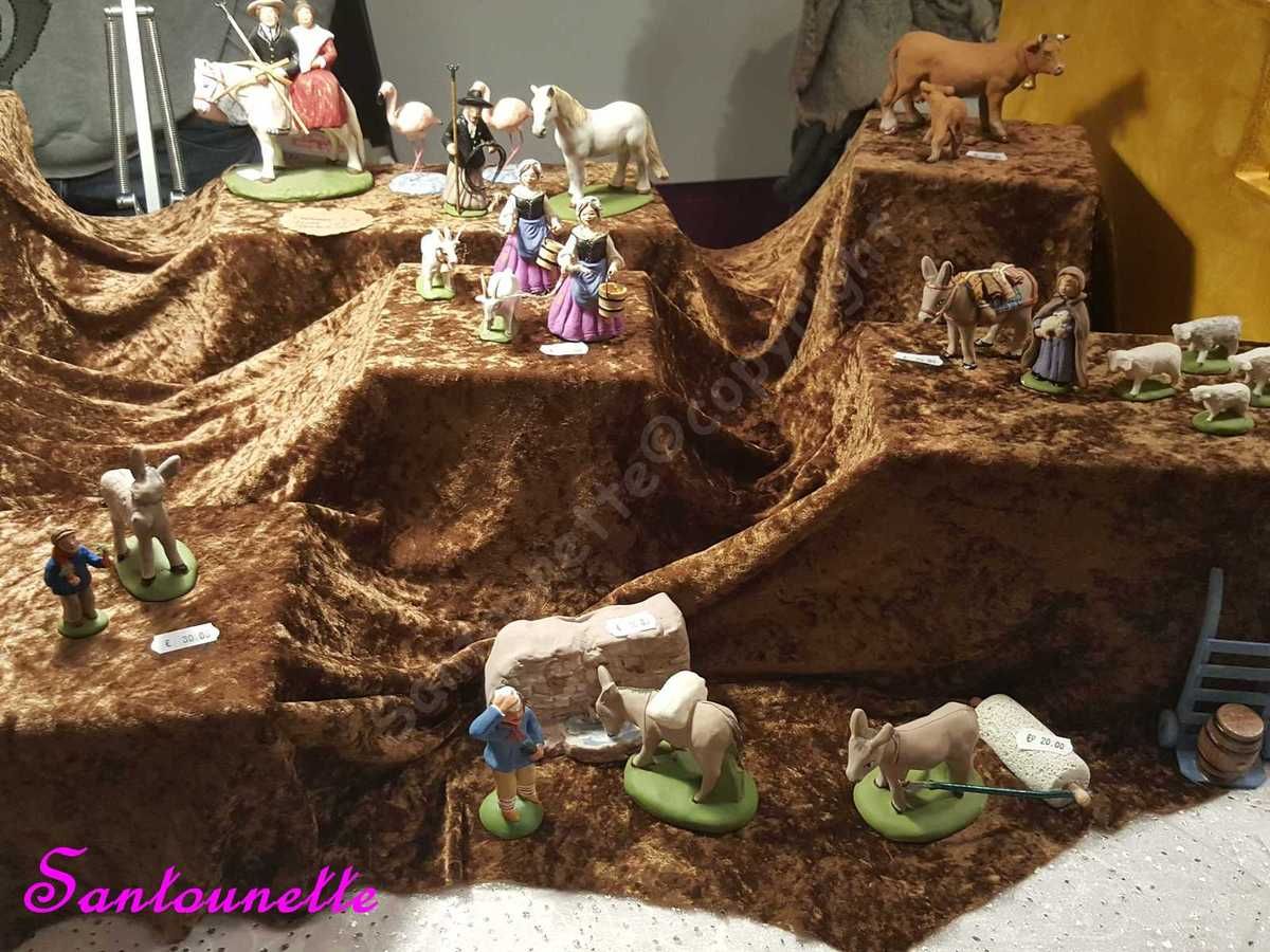 Les santons de Fabienne Pardi (exposition d'Arles 2017)