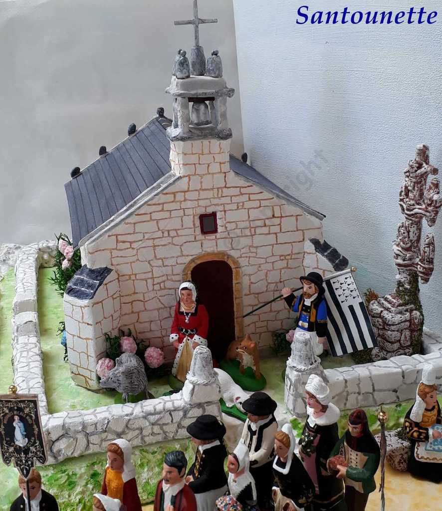 La crèche bretonne d'Anne Marie - Santons et Crèches de Provence