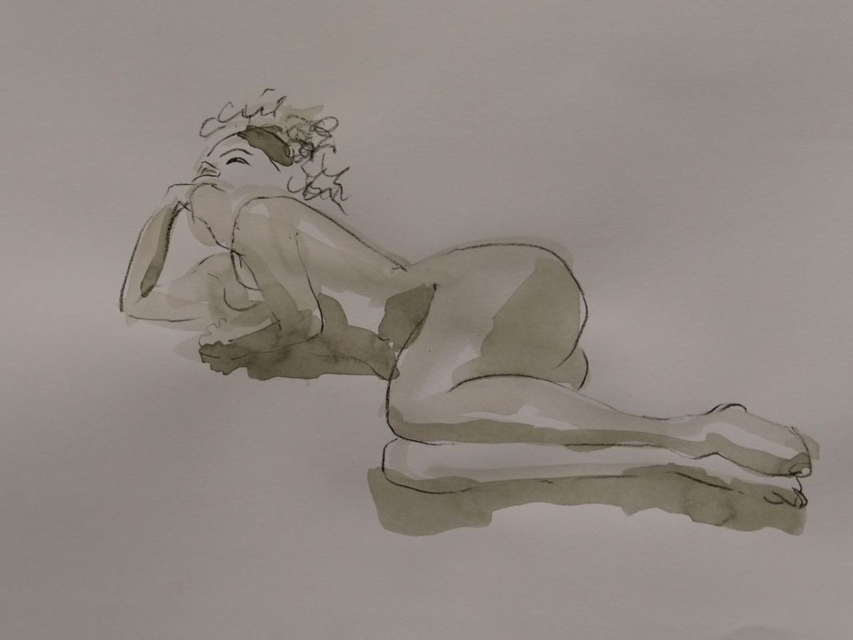 crayon et encre de chine sur papier (32x50cm)