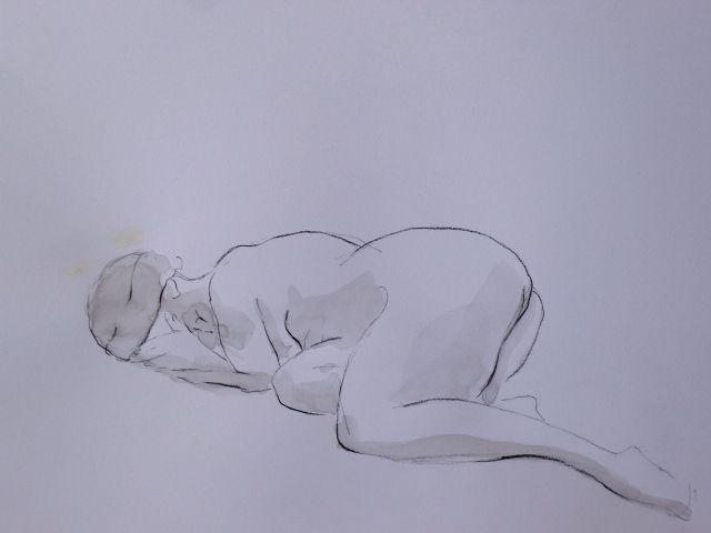 crayon et encre de chine sur papier (32x50cm)