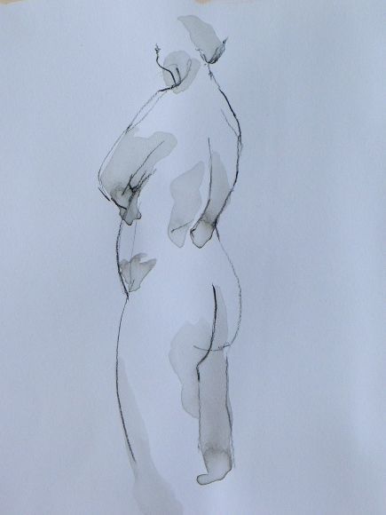 crayon et encre de chine sur papier (32x50cm)