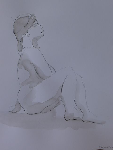 crayon et encre de chine sur papier (32x50cm)