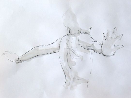 crayon et encre de chine sur papier (32x50cm)