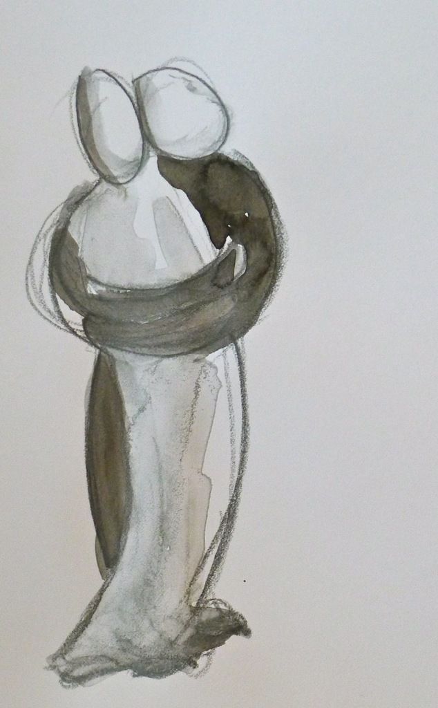 encre sur papier