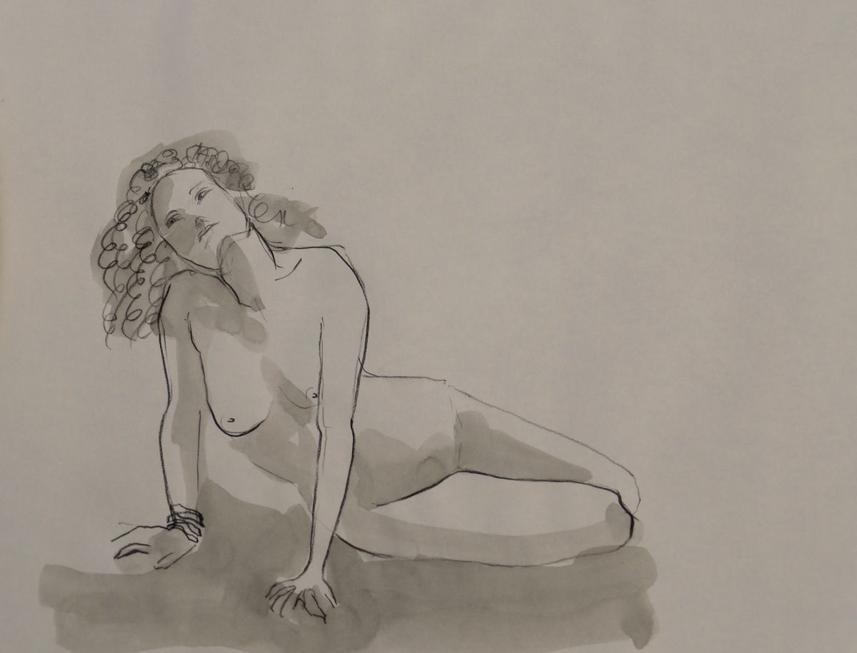 encre sur papier