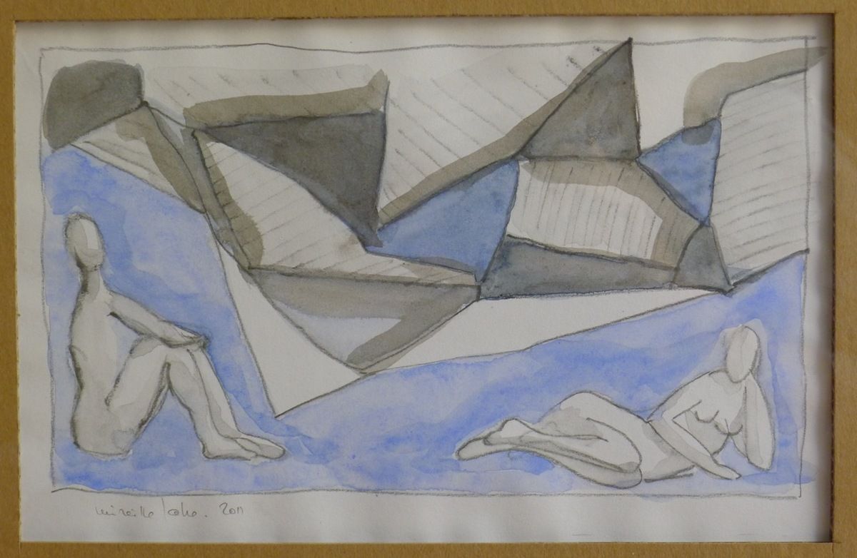 encre sur papier