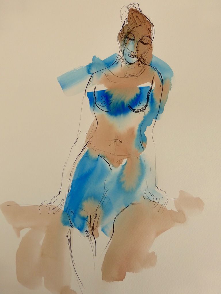 encre sur papier - 30 cm x 40 cm
