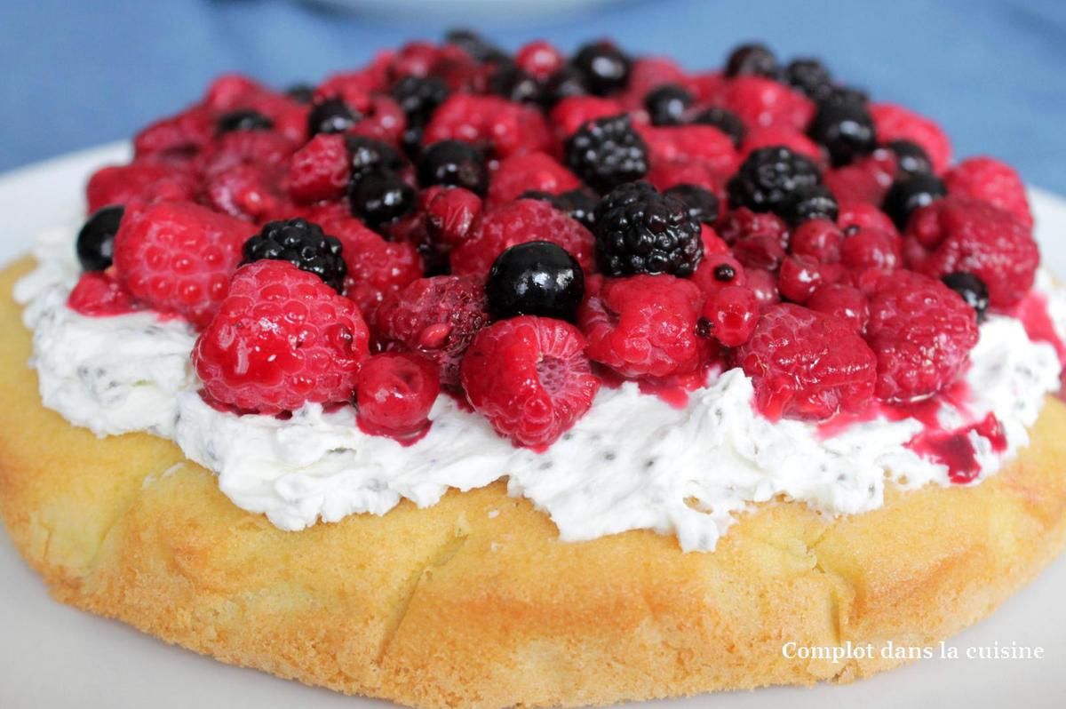 Gateau Fruits Rouges Et Mascarpone Complot Dans La Cuisine