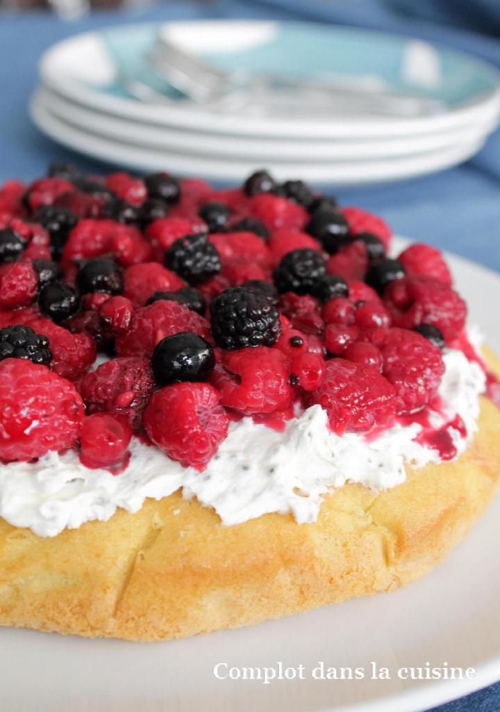 Gateau Fruits Rouges Et Mascarpone Complot Dans La Cuisine Gateau Fruits Rouges Et Mascarpone Complot Dans La Cuisine