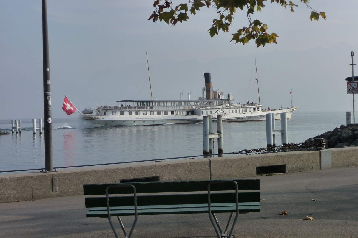Le lac à Lausanne