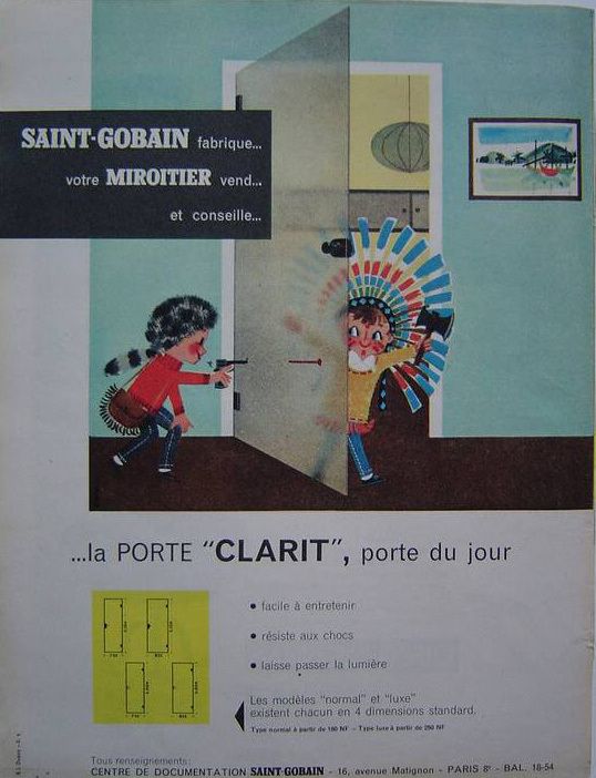 Saint-Gobain, la publicité de Saint-Gobain 