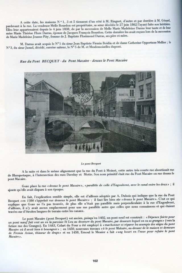 Album - la ville d'Amiens, les rues de la ville ( tome 1 )
