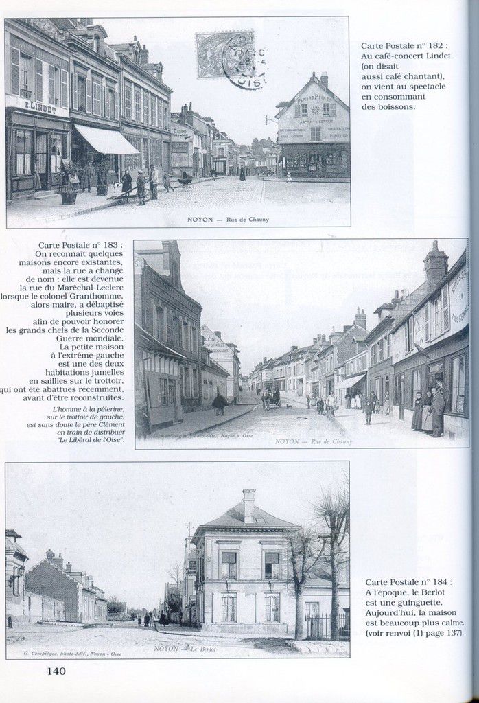 Album - la ville de Noyon (Oise), à la Belle Epoque, la vie de la cité, ( chapitre III ) 