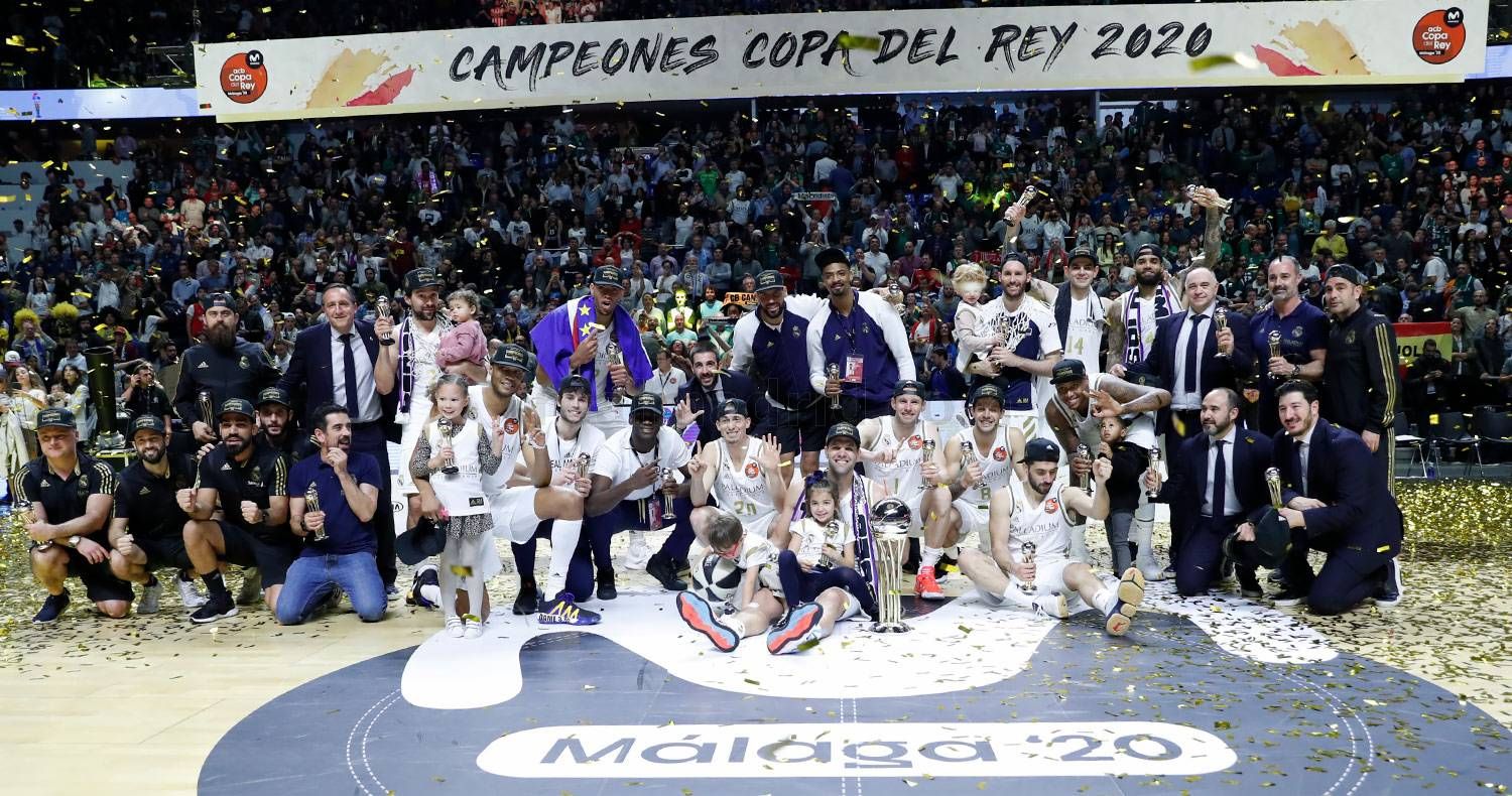 Le Real Madrid remporte la Coupe du roi en battant l'Unicaja Malaga en finale