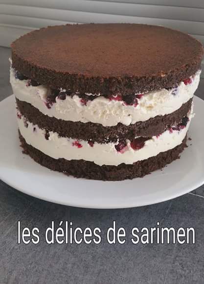 Gâteau Au Chocolat Et Fruits Rouges - Les Delices De Sarimen