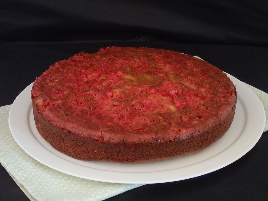 Gâteau rose moelleux