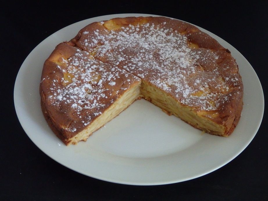 Gâteau flan aux pommes - Le blog de Michelle - Plaisirs de la Maison
