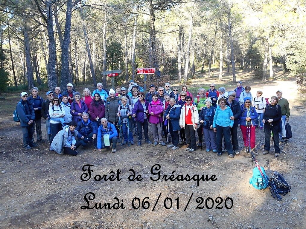 Rando du 06/01/2020-Forêt de Gréasque