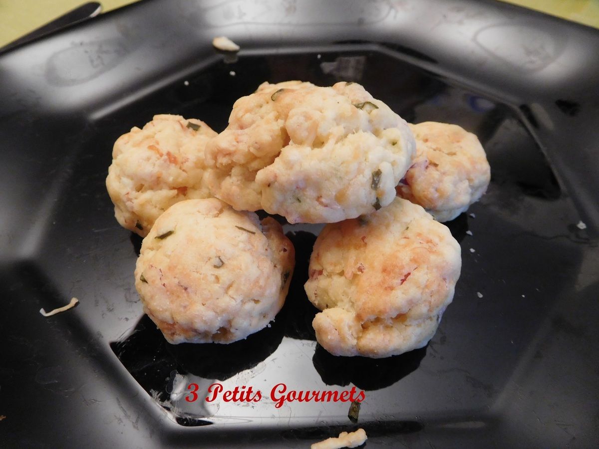 Cookies bacon-gruyère-ciboulette