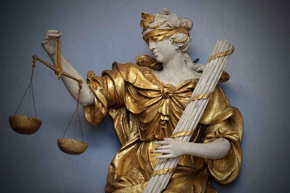 Allégorie de la justice de Claude Franchomme. Crédit : Mikaël Libert