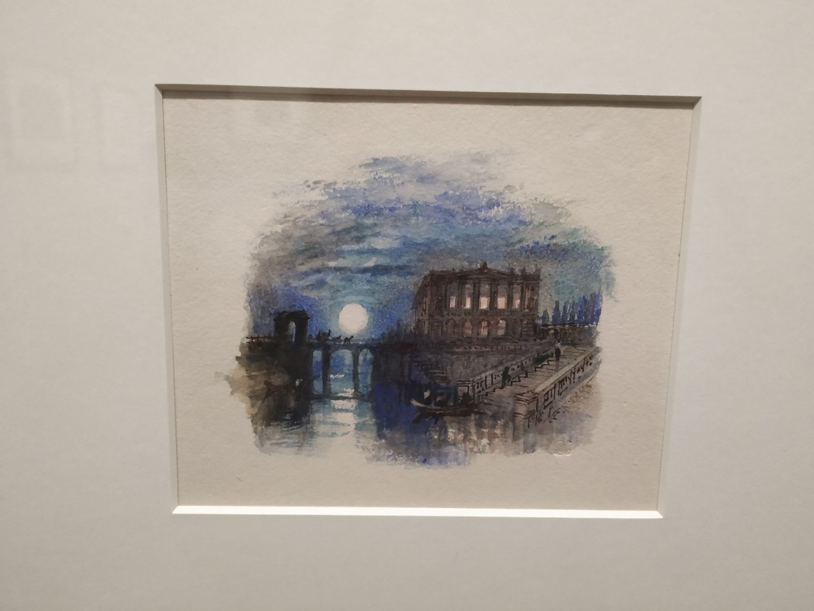"Une Villa. Clair de lune" de William Turner.