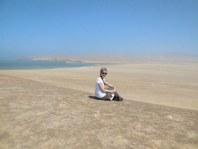 la côte, le désert, les lignes de Nazca, l'arrivée dans la vallée de Nazca 