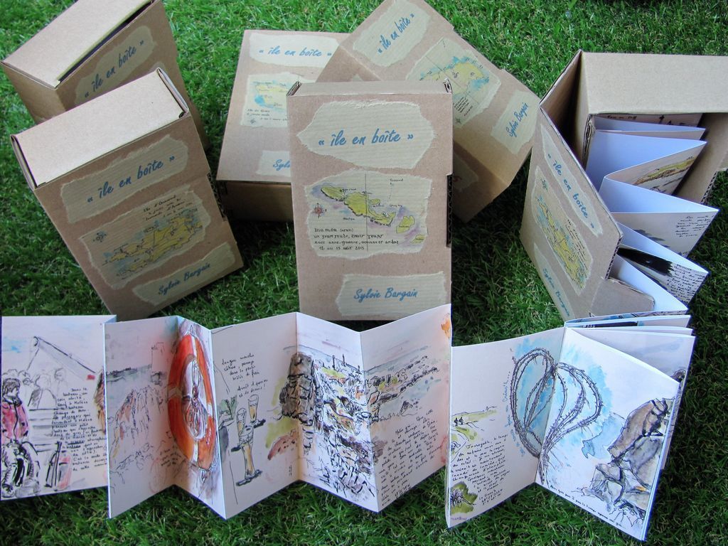 "île en boîte" Sylvie Bargain