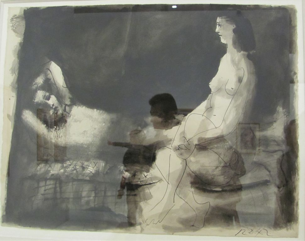 Femme nue regardant sa compagne - 1942