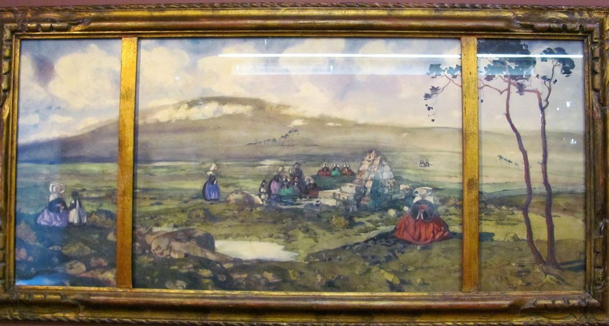 La fontaine Ste Marie du Ménez-Hom - Ernest Guérin