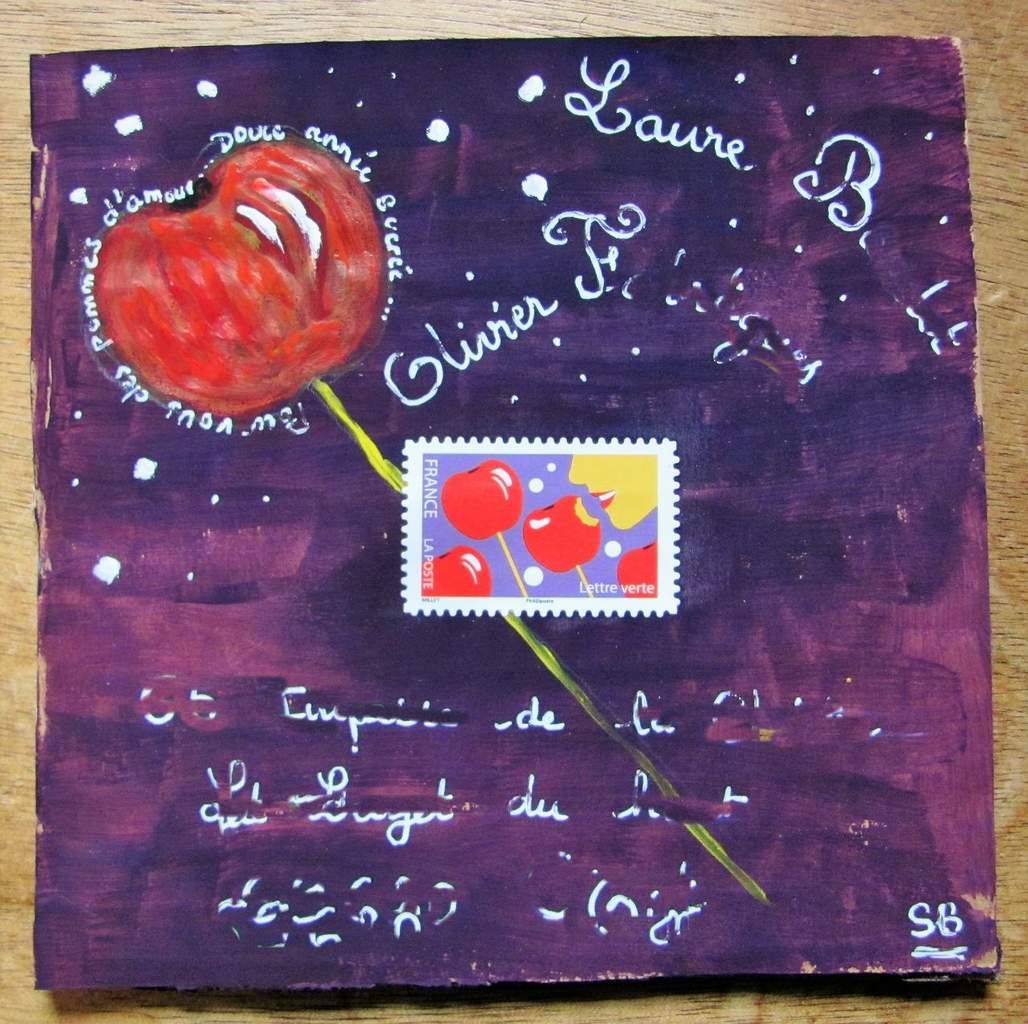 Une pomme d'amour pour Laure et Olivier...
