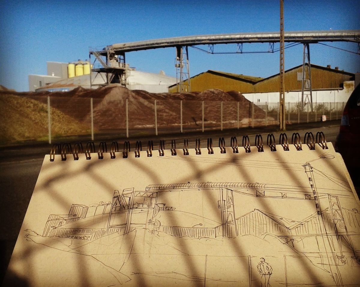 Pendant le dessin... Une histoire de lignes ;)