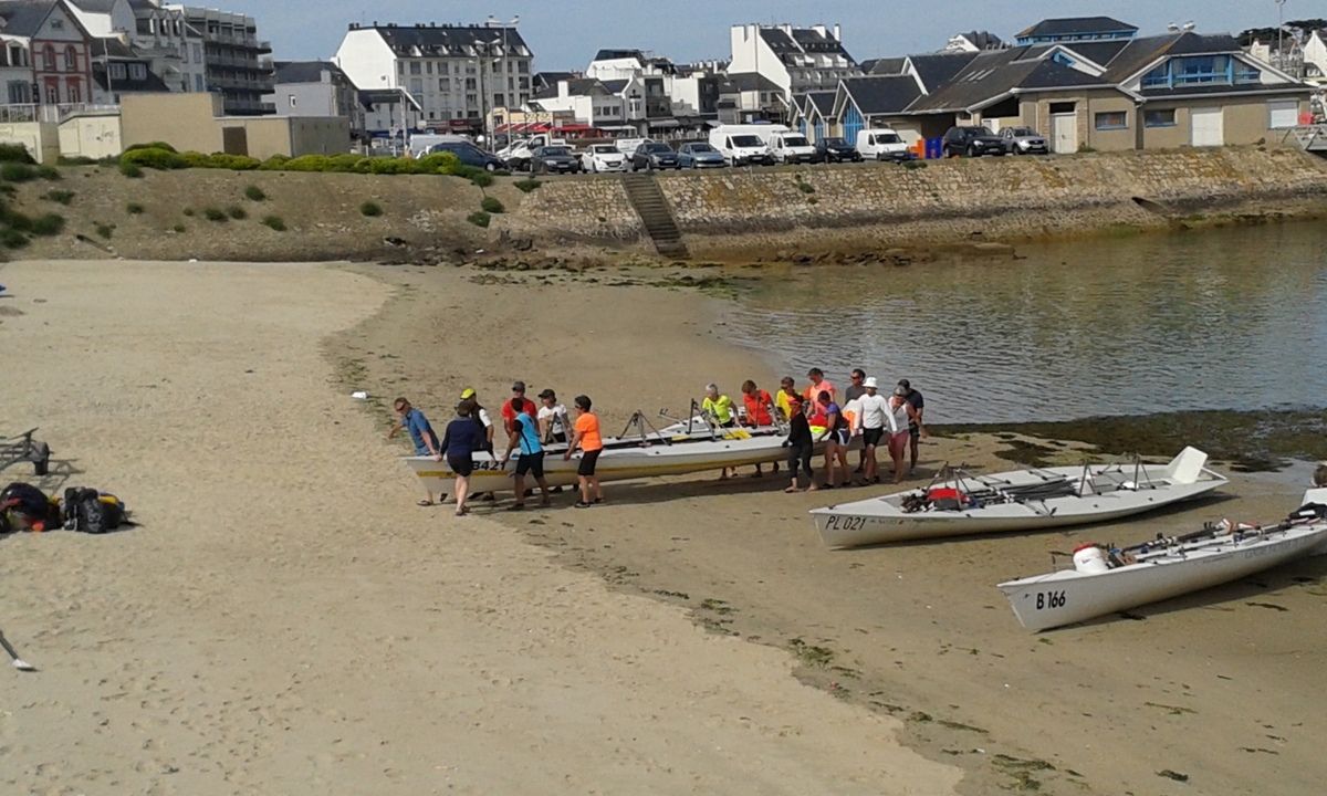 arrivée à Quiberon