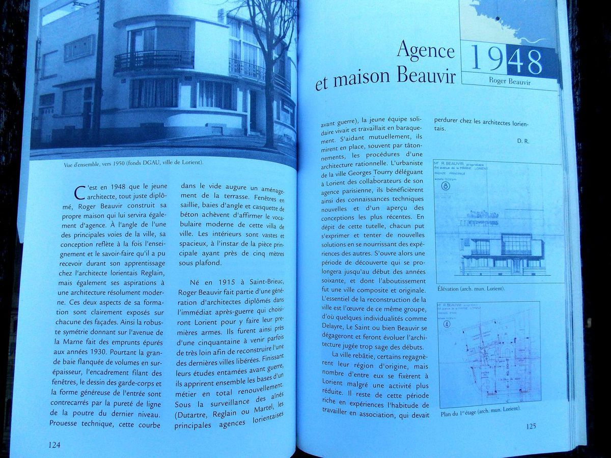 article de Dominique Richard sur cette maison, dans un bouquin d'architecture