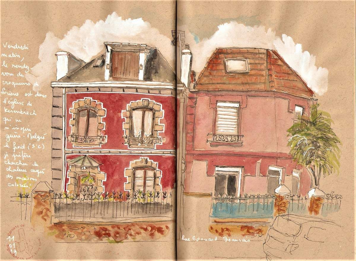 Lorient... la chaleur en façade