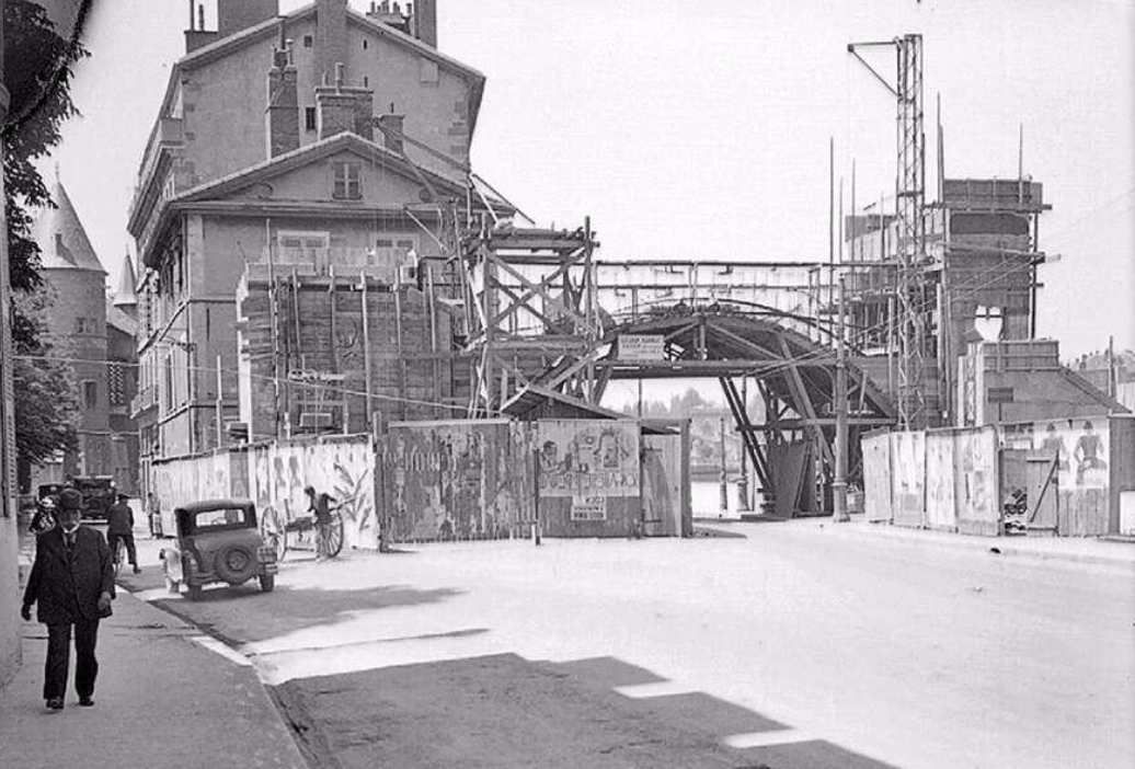 Construction du téléphérique (1934)