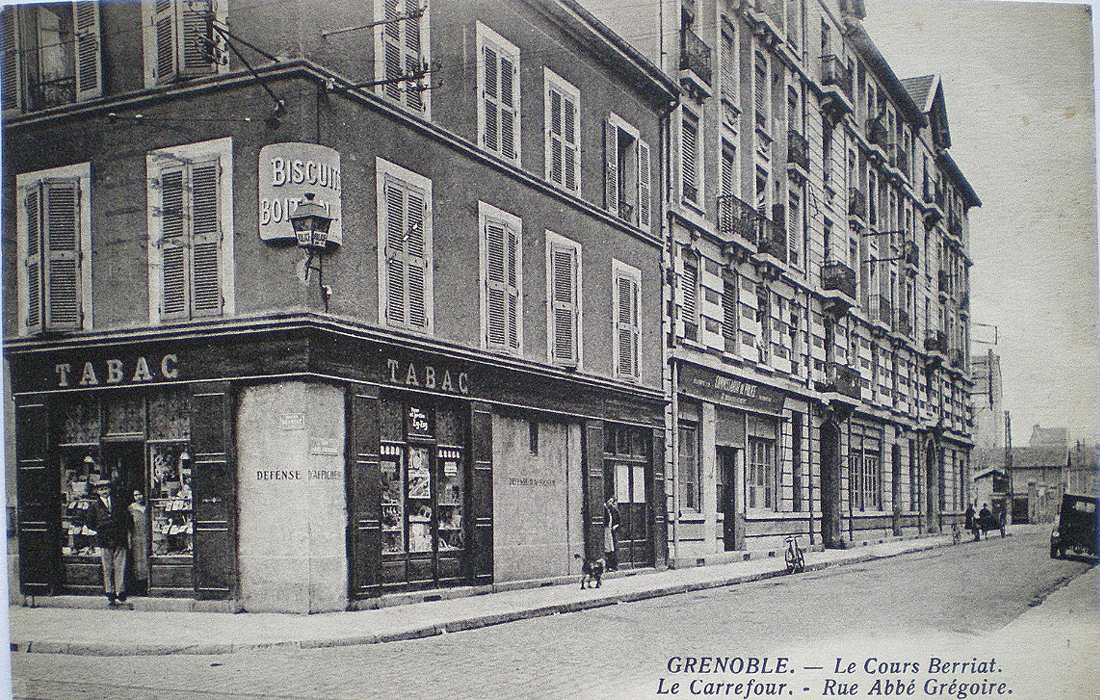 Croisement cours Berriat - rue Abbé Grégoire