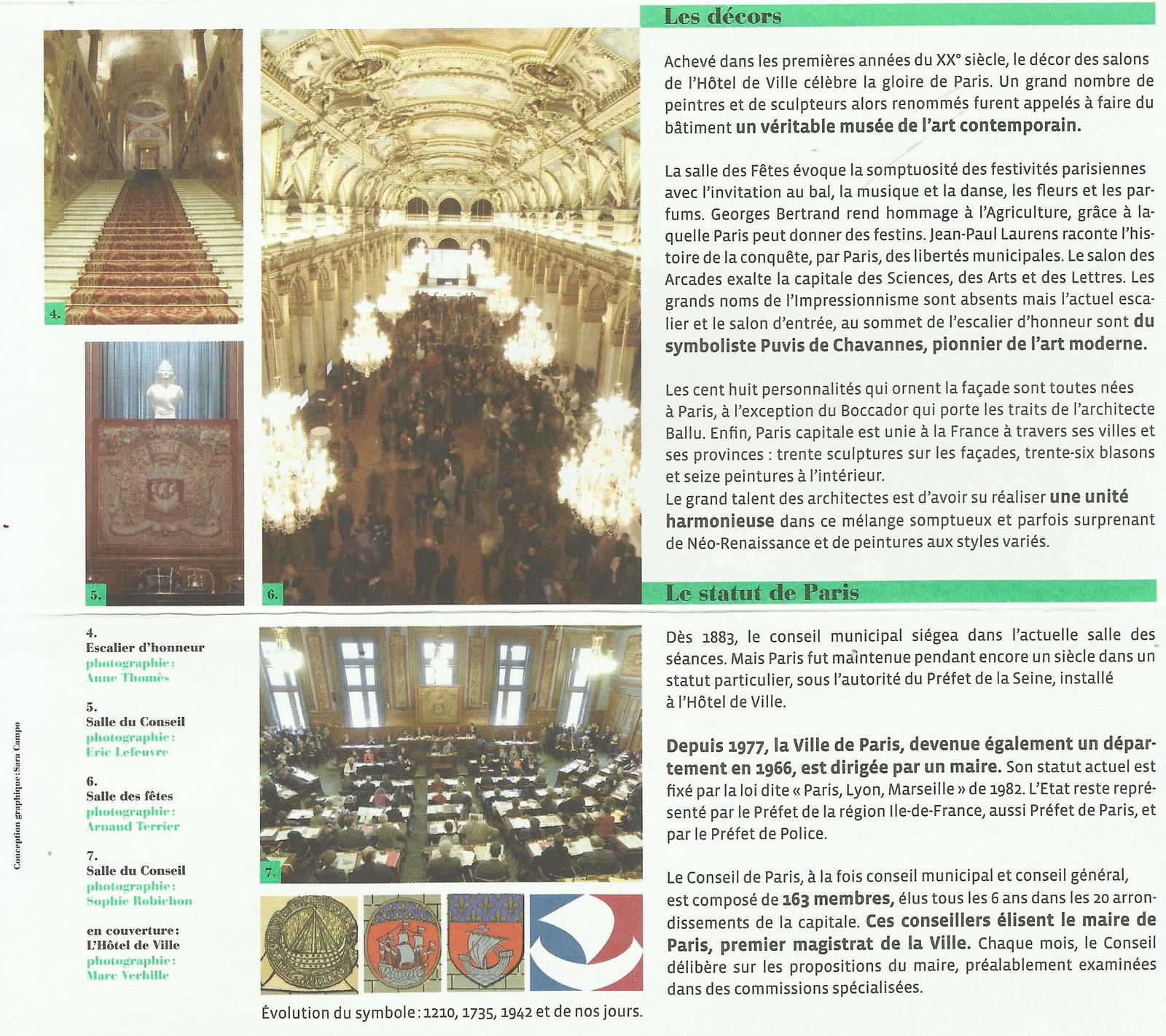 Visite de la Mairie de Paris. JEP 2016