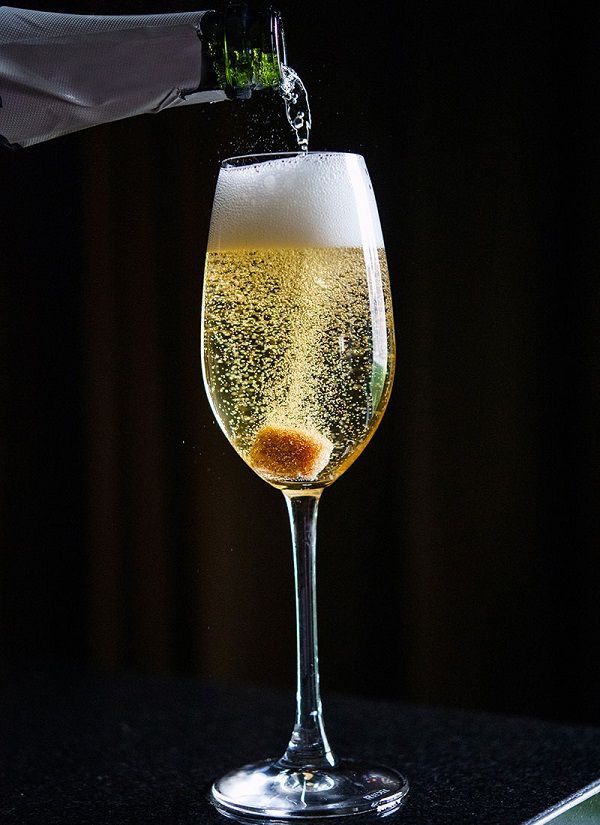cocktail au champagne 